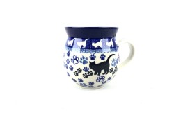 070 Bunzlau Bolle mok 1771X Black Cat 350 ml 070 Bolle Mokken 350 ml